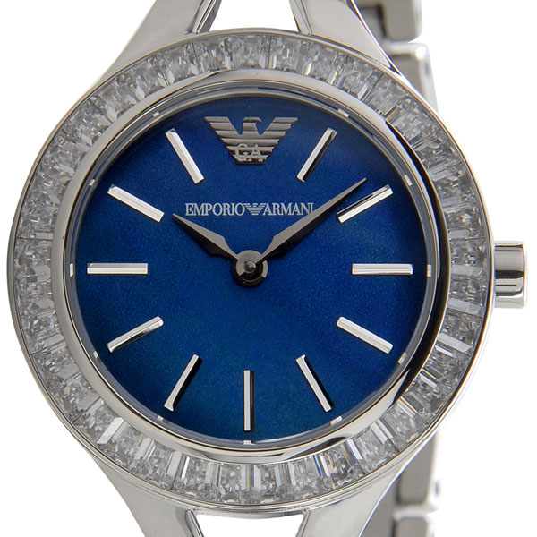 armani women's silver watch