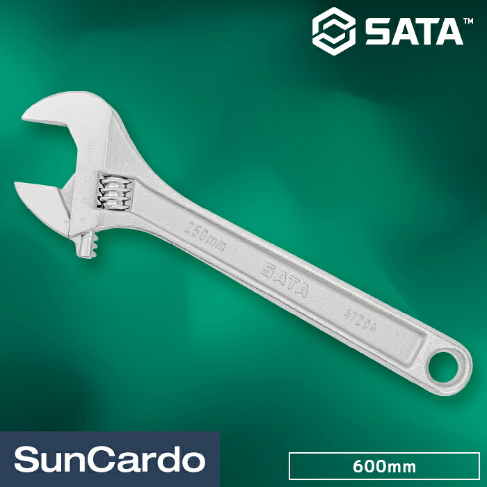 【マラソン期間P最大29.5倍】モンキーレンチ SATA Tools サタツールズ SATA(サタ) モンキーレンチ 24&rdquo;(600mm) 47208｜工具・カー用品のSunCardo