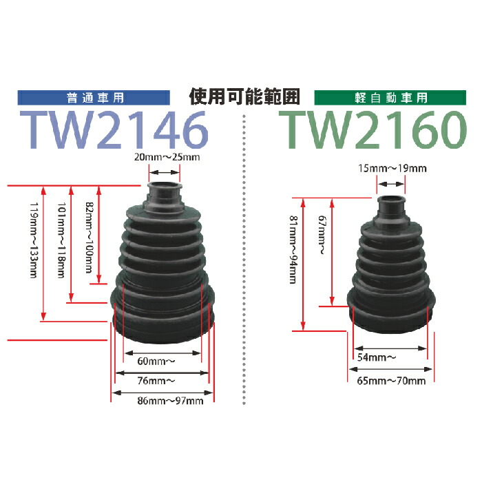 楽天市場 工具 整備 足回り 普通車用ドライブシャフトブーツセット 工具 カー用品のsuncardo