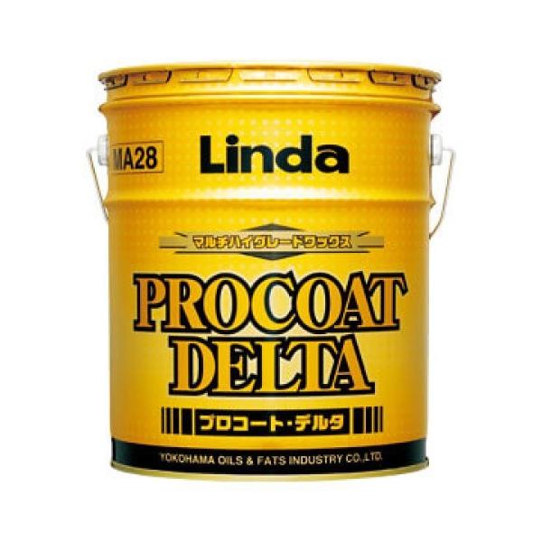 (事業者宛 送料無料)Linda プロコートデルタ 18kg フロアワックス リンダ 約18L 高濃度 金のワックス缶｜サンスト　店