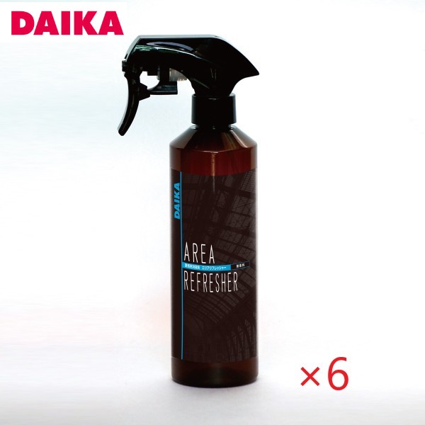 (ケース販売) エリアリフレッシャー無香料 (300ml x 6本) ダイカ商事 DAIKA 業務用消臭剤 除菌 抗菌