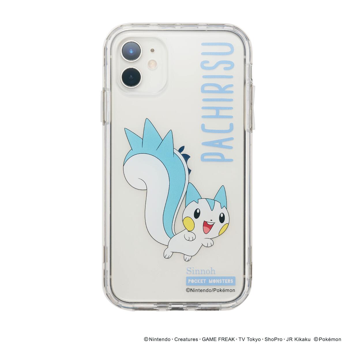 楽天市場 Iphone11 Xr対応 ポケットモンスター ポケモン Ijoy 360 衝撃吸収 スマホケース 保護フィルム付 着せ替え クリア パチリス ルカリオ グレッグル リーフィア グレイシア サンクレスト 公式 サンクレスト 楽天市場店