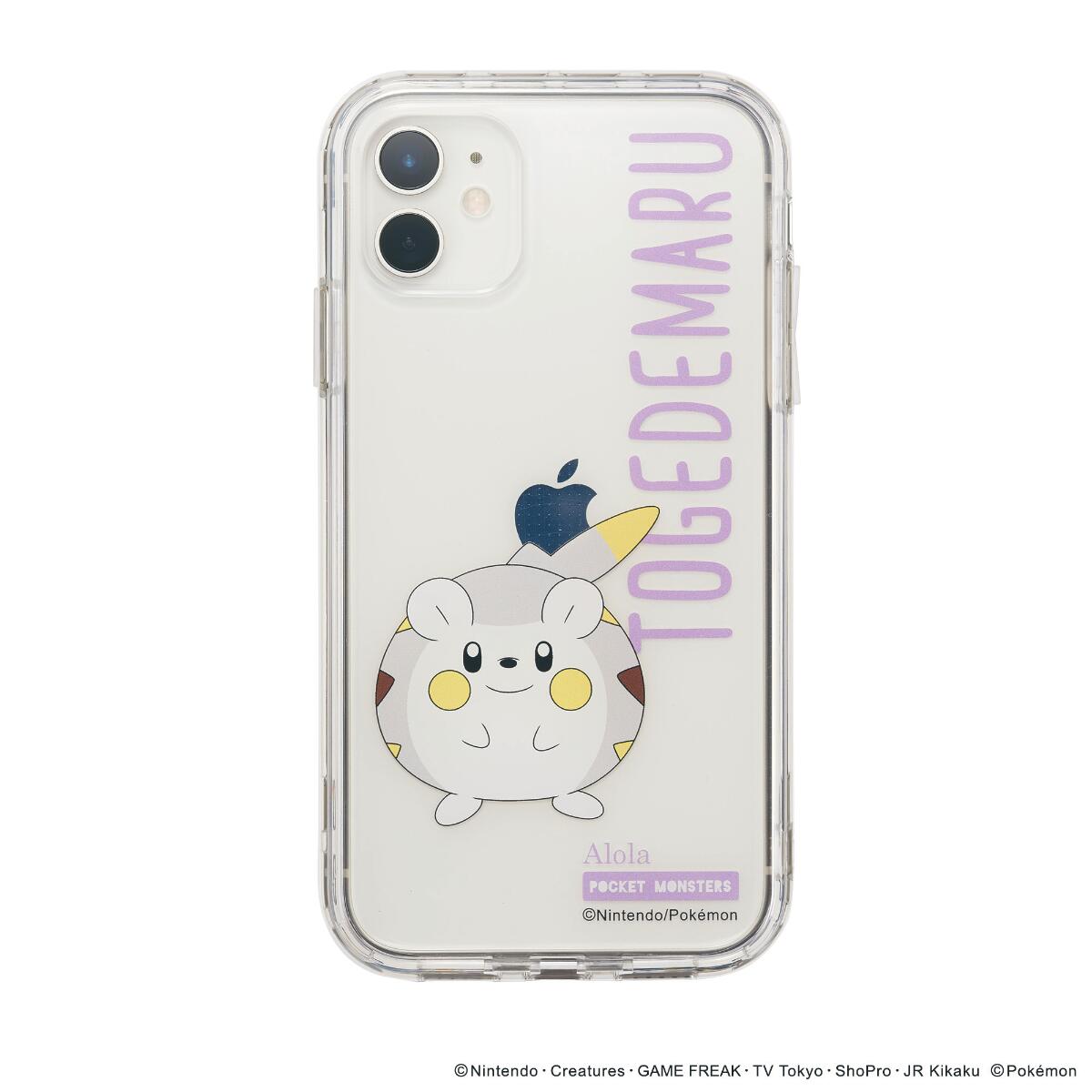 楽天市場 Iphone11 Xr対応 ポケットモンスター ポケモン Ijoy 360 衝撃吸収 スマホケース 保護フィルム付 着せ替え クリア アローラロコン アローラライチュウ トゲデマル キテルグマ ミミッキュ サンクレスト 公式 サンクレスト 楽天市場店