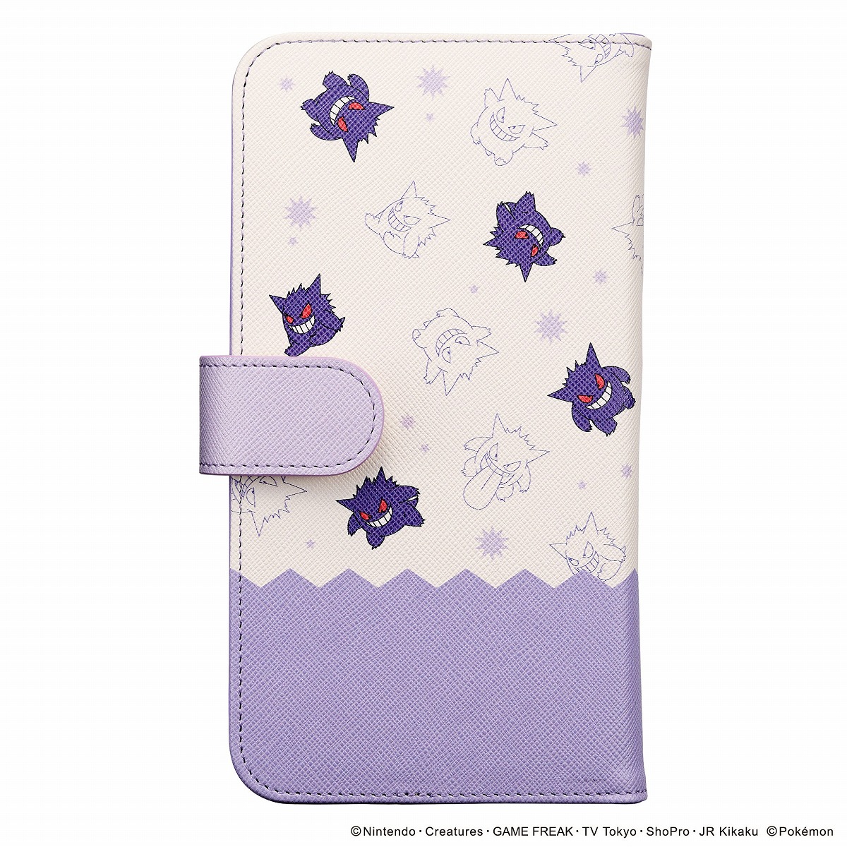 楽天市場 ほぼ全てのケースに対応 ポケットモンスター Cachittoマルチスマホケース 着脱 取り外し 背面指紋認証 カード収納 ゲンガー ヤドン ミミッキュ サンクレスト 公式 サンクレスト 楽天市場店