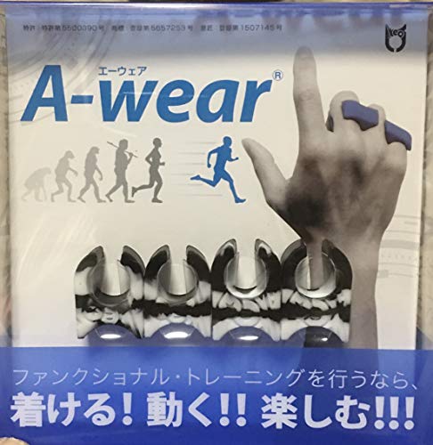 色：ホワイト×ブラック A-wear指サック Sサイズ