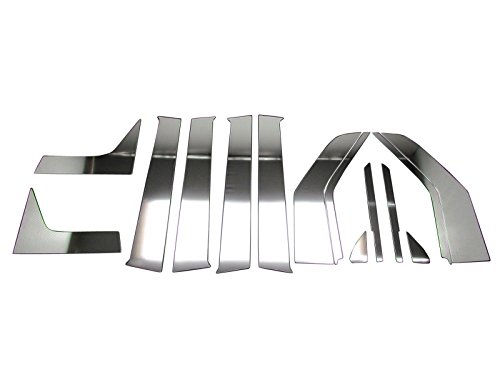 BRIGHTZ N-WGN JH1 JH2 超鏡面ステンレスメッキピラーパネル バイザー無用 14PC 【 PIL-SIL-037 】 NWGN N WGN エヌ ワゴン エヌワゴン JH 1 2 12260｜サンデーモーニング　店