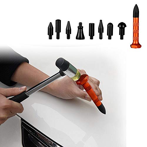 Gliston デントリペアツール デントリフター ゴムハンマー 車の凹み直し 修復工具 バキュームリフター 引っ張り工具 Diy修築工具セット 42pcs Justice Law Net