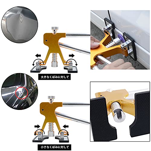 サイズ 58点キット デントリペアツール Bluefire 凹み直し 車 へこみ直し修理キット バキュームリフター 引っ張り工具 グルーガン 凹み吸盤 デントリペア工具58点キット 収納バック付き 自動 Millesimesud Fr