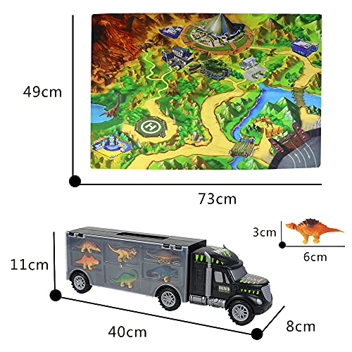 恐竜 おもちゃ アニメ フィギュア パズル 収納ボックス 人気の乗用 ベビーカー 動物 車 誕生日プレゼント 贈り物 男の子 永遠の定番モデル クリスマス 創造できる恐竜公園 女の子 祝いギフト 7 子供