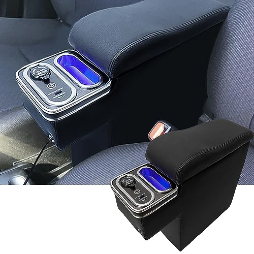 SGALUPA プロボックス/サクシード専用 アームレスト コンソールボックス 160系 ガソリン車適合 ハイブリッド車適合 USBポート付き ブールled点灯 小物入れ 肘掛け｜サンデーモーニング　店