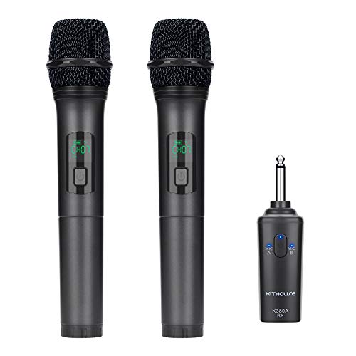 Kithouse ワイヤレスマイク Bluetoothカラオケマイク 2本セット Amazon.co.jp: Kithouse ワイヤレスマイク カラオケ 2本セット