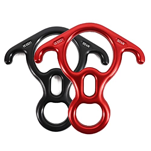 【楽天市場】色：50kN - ブラック+レッド（耳付き） TRIWONDER 35kN 50kN エイト環 スリング 登山 ロッククライミング