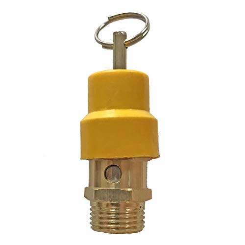色：安全弁 大きさ：19. BRSV-G1/2-10kg 金管楽器製安全弁Ｇ1/2-1Mpa(金管楽器製、動く圧10kgf/珊2、並行螺子釘G1/2、 型番BRSV-G1/2-10kg)