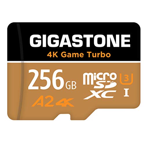 色：256GB A2 Game Turbo Nintendo Switch 動作確認済 Gigastone マイクロsdカード 256GB, 4K Game Turbo, Switch SDカード 転送速度100/60 MB/s, Full HD & 4K UHD撮影, UHS-I A2 V30 U3 Class10 アダプタ付き 国内正規品 5年データ