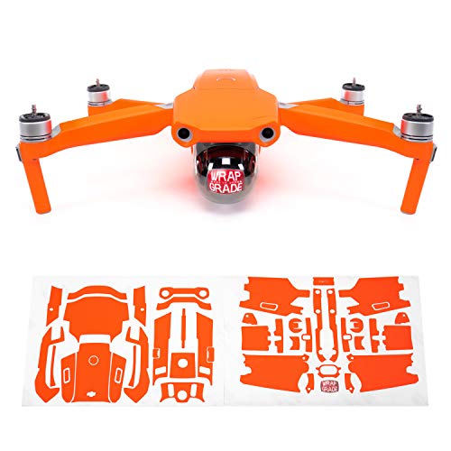 色：ネオンオレンジ WRAPGRADE for DJI Mavic Air 2 スキンシール (ネオンオレンジ)