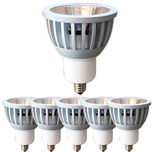 色:昼白色相当(5000K) サイズ:EZ10口金 7W (6個セット) LEDハロゲン電球 EZ10 12V COB7W JR50 LEDスポットライト 30度/60度 ハロゲン形60W*75W相当 密閉器具対応 (昼白色相当(5000K), EZ10口金 7W (6個セット))