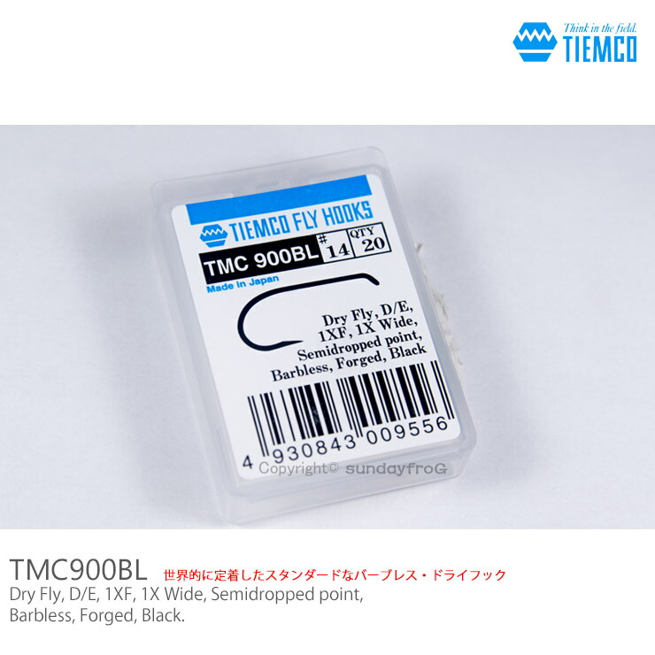 Tiemco フライフック 765TC サイズ6 100本入り Tiemco フライフック 765TC サイズ6 100本入り