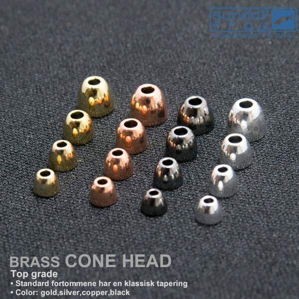 【楽天市場】BRASS CONE HEAD ブラスコーンヘッド 20個入：サンディフロッグ