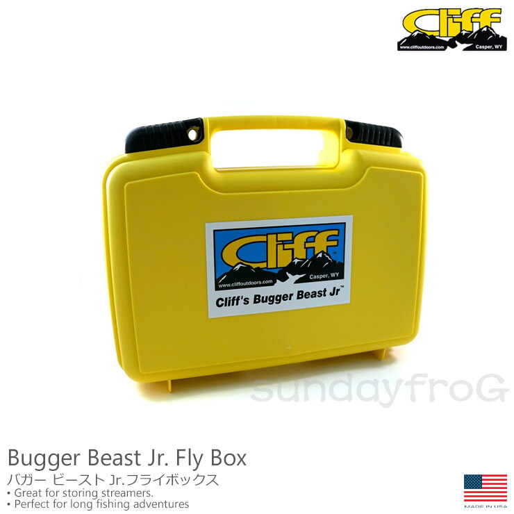 Cliff クリフthe Bugger Beast Jr バガー ビーストjr フライボックス 大型フライ用ケース 個人では謝罪しかできない 国会で遺族の思 Diasaonline Com