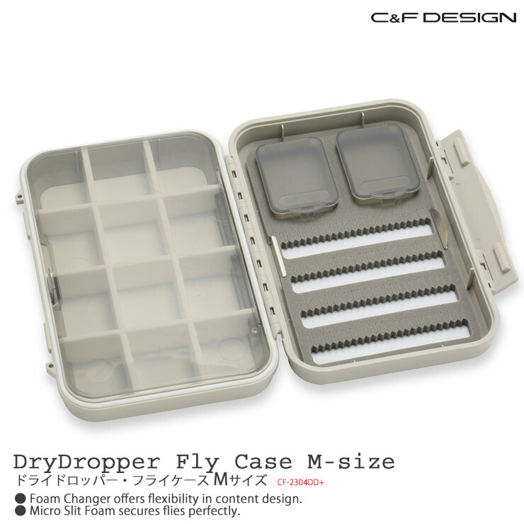 C&F DESIGN / シーアンドエフ ユニバーサル ドライドロッパーフライケース Mサイズ CF-2304DD+