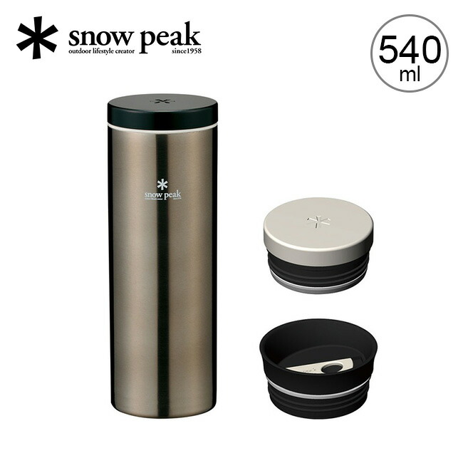 スノーピーク システムボトル500 snow peak System Bottle 500ml TW-071R 水筒 すいとう 保温 保冷 ボトル 直飲み リビング フェス おしゃれ キャンプ アウトドア