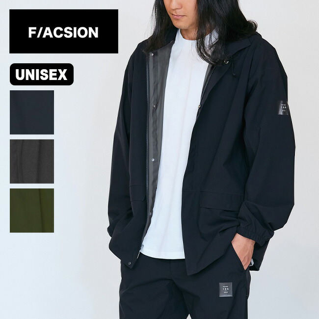ファクション 武家ジャケット F/ACSION BUKE JK メンズ レディース ユニセックス FA002 コーチジャケット アウター アウトドア 全天候型コート フェス おしゃれ キャンプ アウトドアウェア