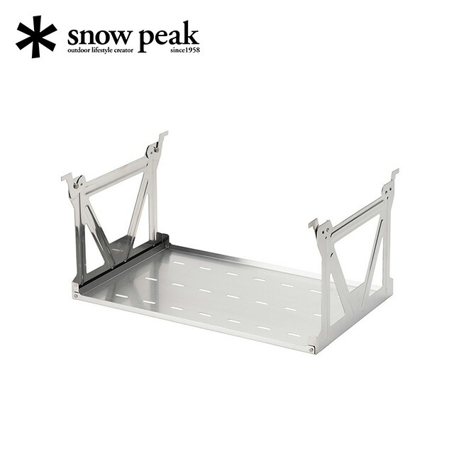 スノーピークハンギングラックフレーム１段セット　(未開封) 楽天市場】スノーピーク IGTハンギングラック浅型 snow peak CK
