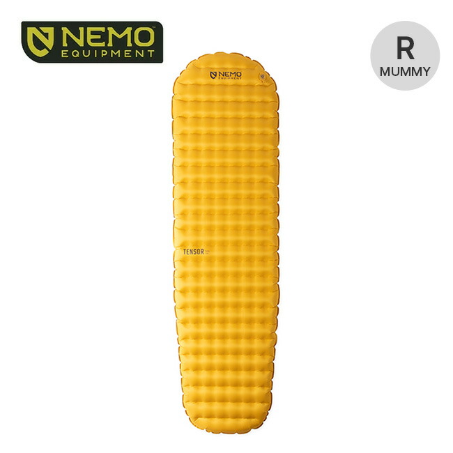 ニーモイクイップメント テンサー トレイル レギュラーマミー NEMO Equipment TENSOR&trade; TRAIL REGULAR MUMMY 寝具 エアマット コンパクト 車中泊 おしゃれ キャンプ アウトドア