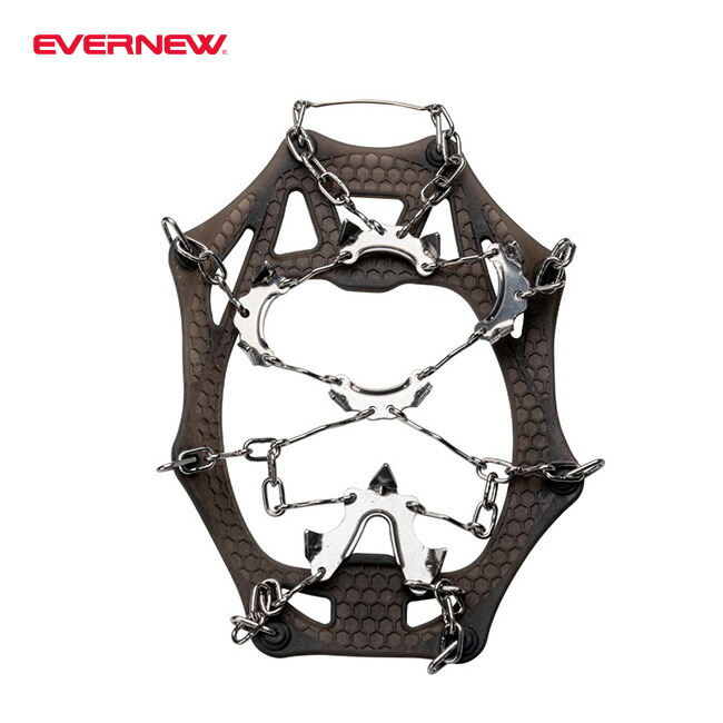 エバニュー フルチェーンクリート EVERNEW Full Chain cleat EBY037 スパイク チェーン装着 チェーンスパイク 雪道 泥濘 登山 アウトドア