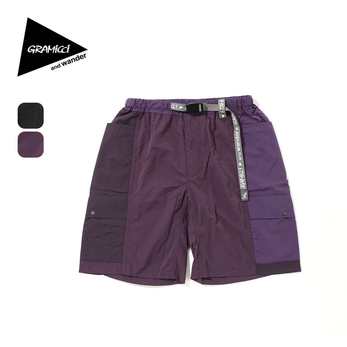 and wander◆ショートパンツ/4/コットン/NVY