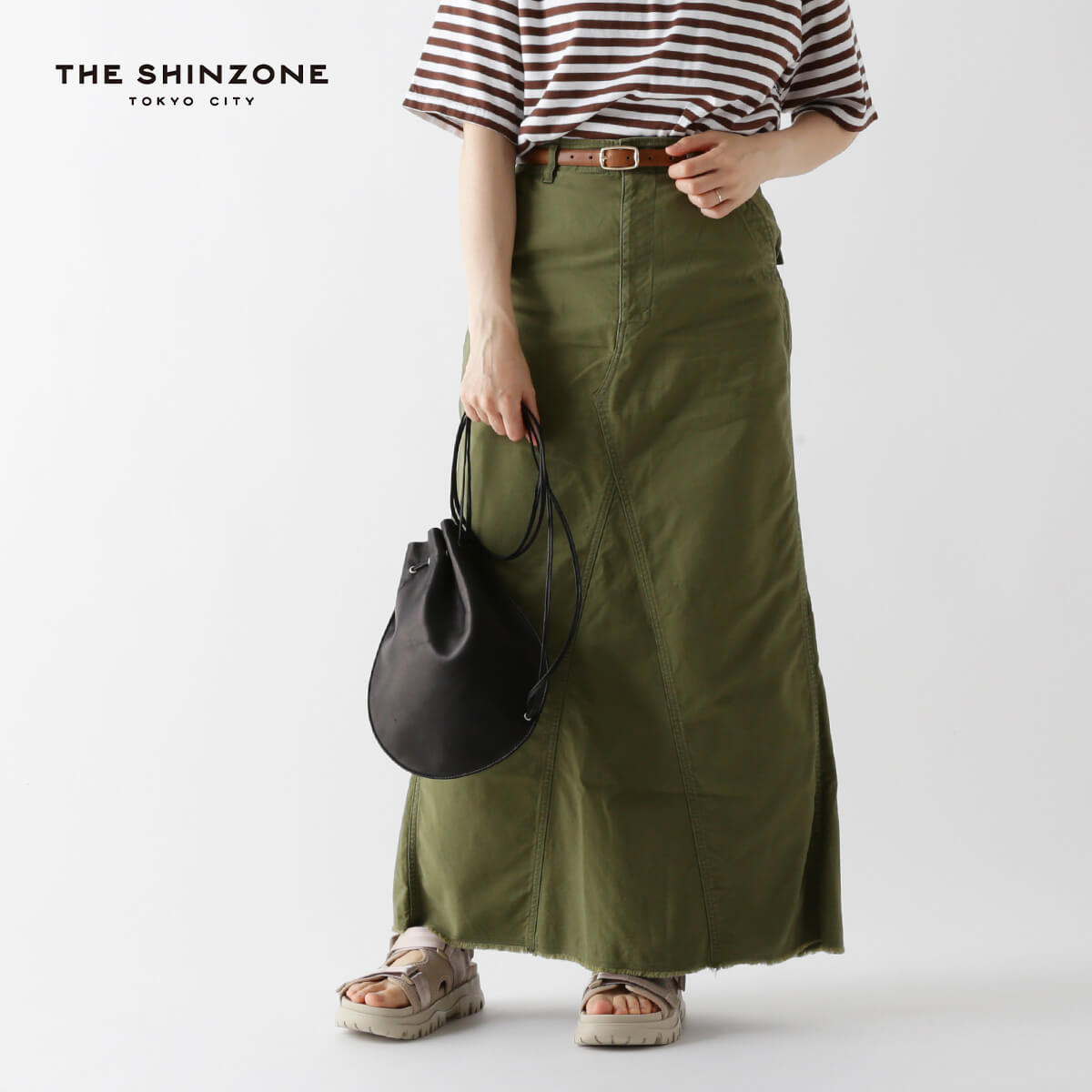 ザ シンゾーン ウォッシュドベイカースカート THE SHINZONE WASHED BAKER SKIRT レディース ウィメンズ 24MMSSK04 ボトムス スカート ロングスカート ロング丈 ミリタリー おしゃれ キャンプ アウトドア 21,868円