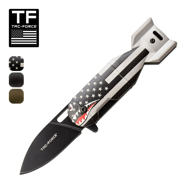 楽天市場】タックフォース シャークボムナイフ TAC-FORCE Shark Bomb