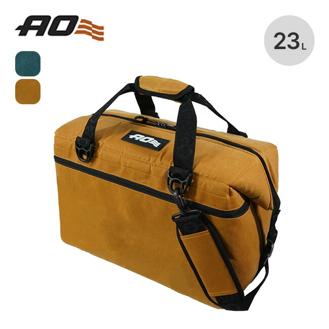 エーオークーラーズ 24パック ワックスドキャンバス ソフトクーラー AO Coolers クーラーボックス クーラーバッグ トート型 23L 保冷 軽量 洗いやすい 丈夫 レジャー 海水浴 釣り フィッシング おしゃれ キャンプ アウトドア 14,045円