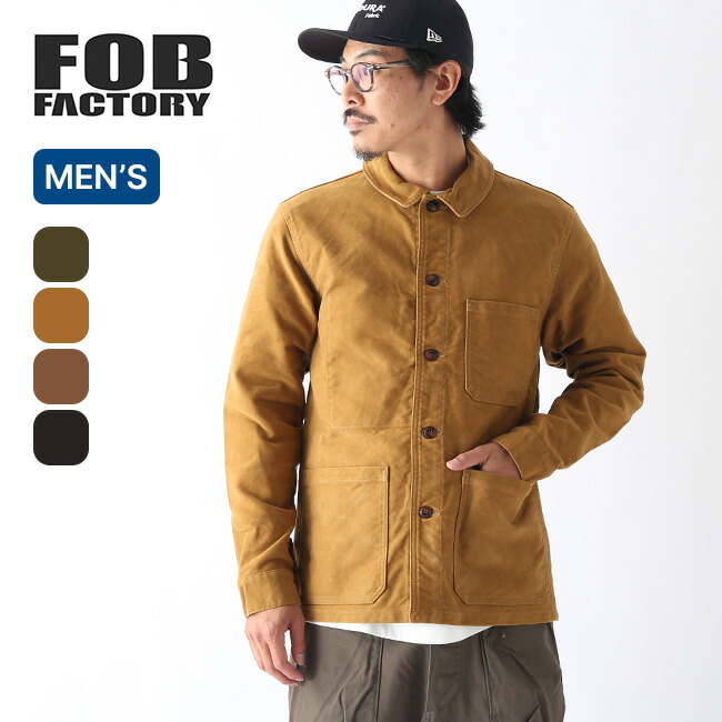 秋セール❗FOB FACTORY　エフオービーファクトリー　モールスキンジャケ FOB FACTORY エフオービーファクトリー FOBファクトリー【SALE
