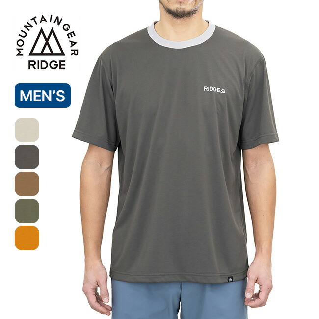 patagonia - 新品★リッジマウンテンギアRIDGE MOUNTAIN GEAR Tシャツ　M RIDGE MOUNTAIN GEAR】 Poly Basic Tee Short Slee