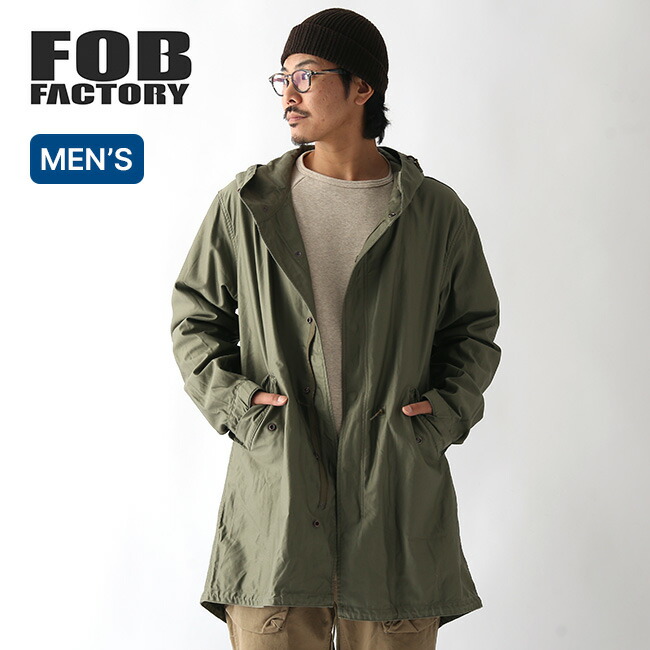 エフオービーファクトリー M-51シェルパーカ FOB FACTORY SHELL PARKA メンズ F2402 ジャケット アウター モッズコート ミリタリー ミルスペック おしゃれ キャンプ アウトドア