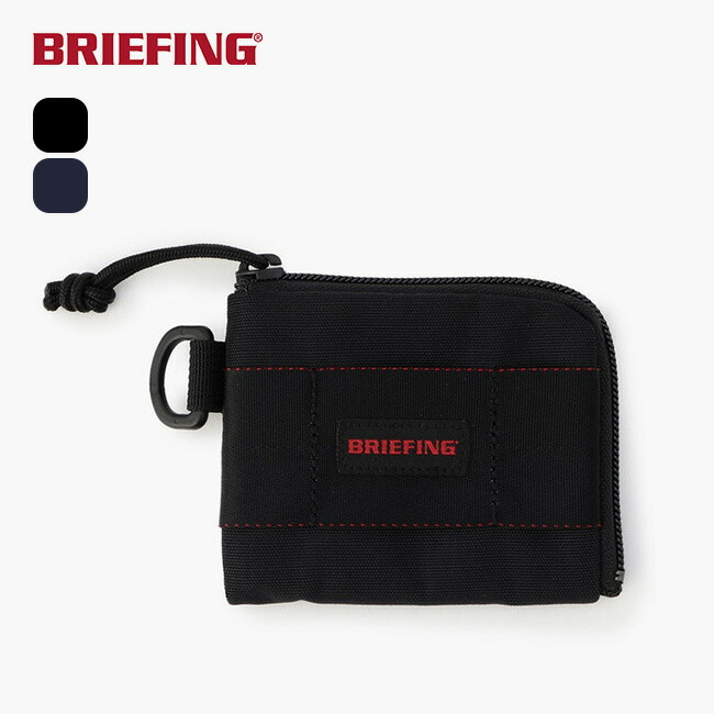 BRIEFING ブリーフィング QL COIN PURSE コイン パース グレー ミニ 財布 小銭入れ ケース Lファスナー ウォレット 2208 ブリーフィング BRIEFING ミニ財布 コンパクトコインケース