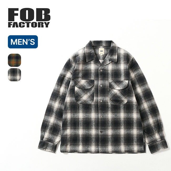 FOB FACTORY 長袖ネルシャツ サイズ3 ネイビー/グリーン 楽天市場】FOB FACTORY（FOBファクトリー） F3497 ネルチェック