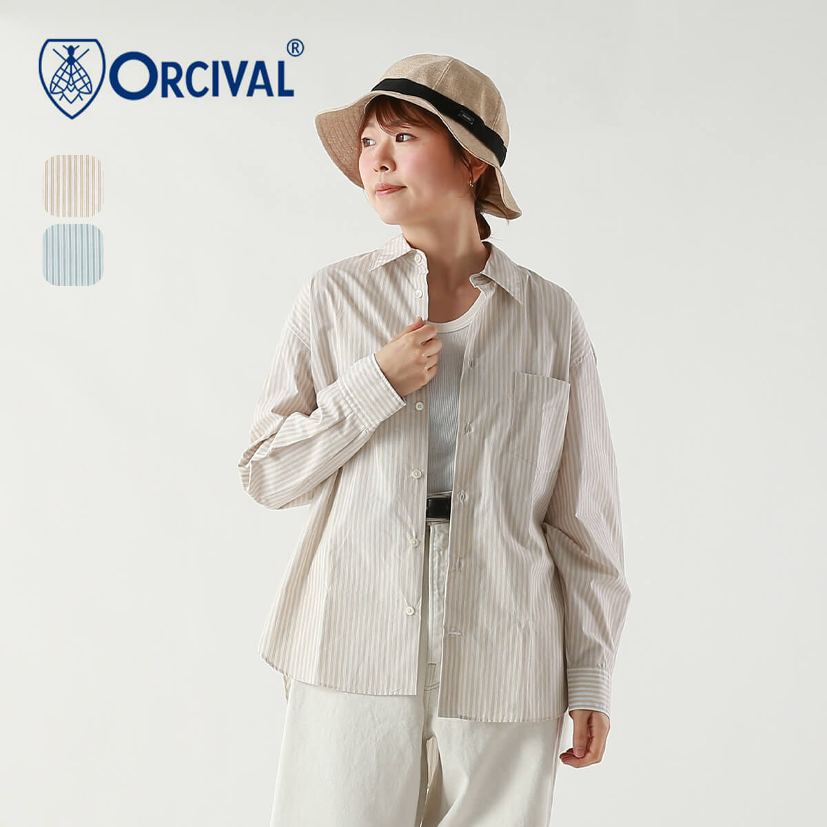ORCIVAL オーシバル　Tシャツ 楽天市場】【SALE 50%OFF】オーシバル レギュラーカラーシャツ