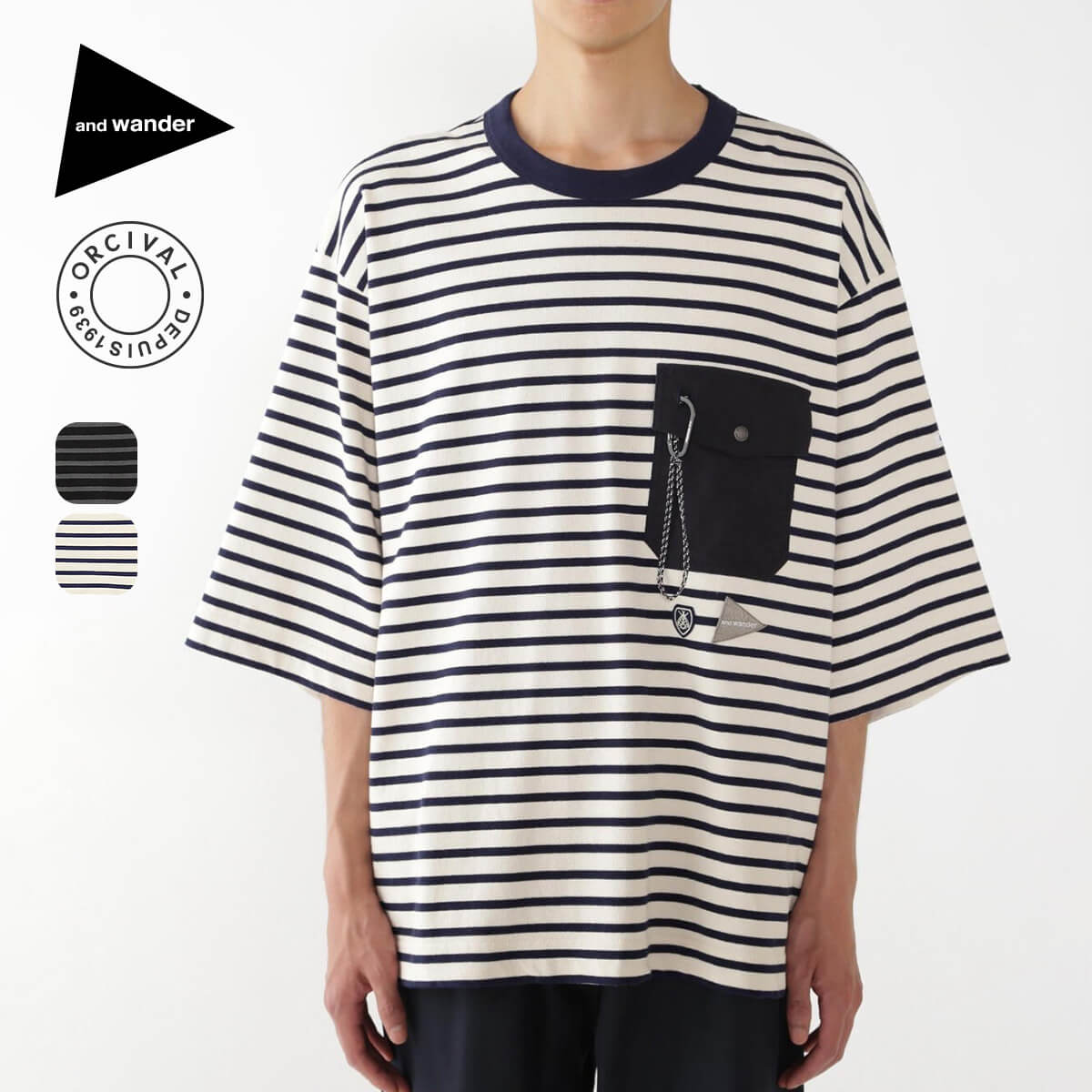 楽天市場】【SALE 30%OFF】アンドワンダー オーシバルH/S T and