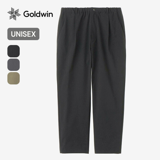 GOLDWIN ゴールドウィン　one tuck テーパード　パンツ　ブラック Goldwin (ゴールドウィン) One Tuck Tapered Stretch Pants