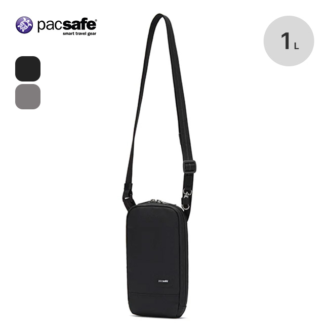 パックセーフ RFIDセーフ テッククロスボディ Pacsafe メンズ レディース ユニセックス 12970385 バッグ ショルダー ポーチ サコッシュ トラベル 旅行 フェス おしゃれ キャンプ アウトドア