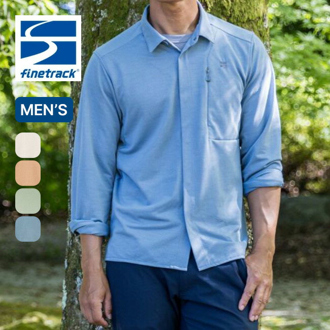 楽天市場】ファイントラック ラミースピンニットシャツ メンズ