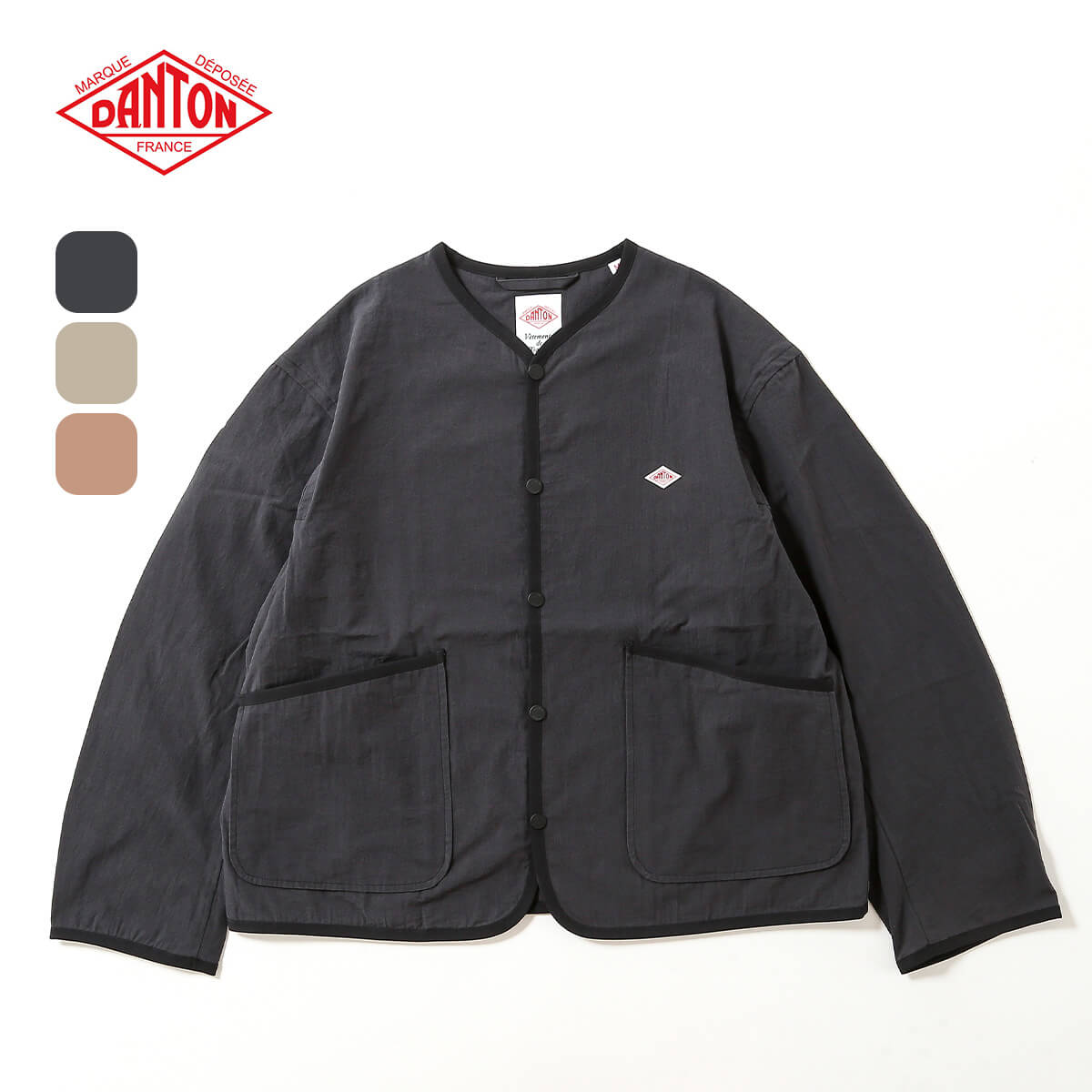 楽天市場】【正規取扱店】 ダントン カラーレスジャケット DANTON