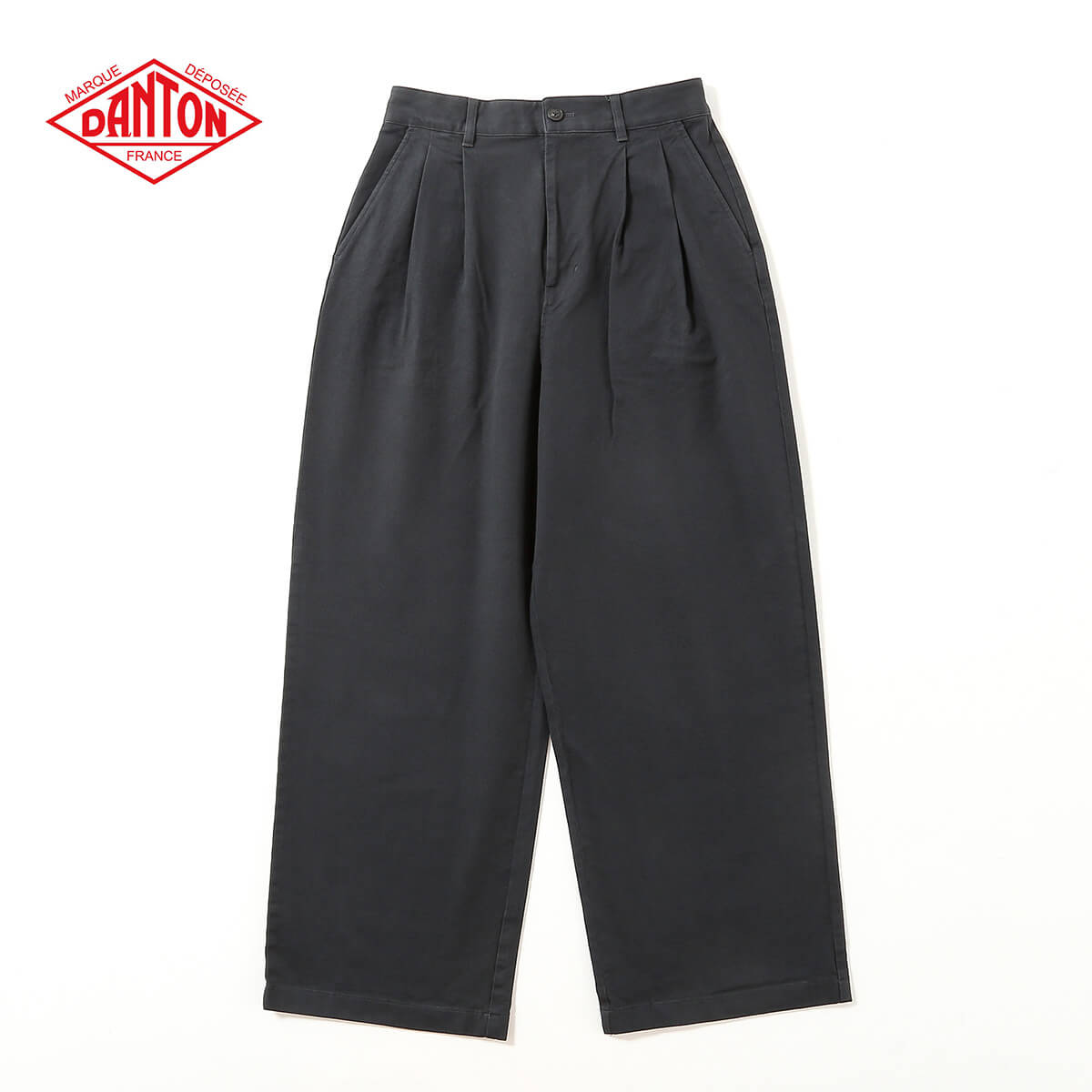 楽天市場】【正規取扱店】 ダントン 2タックワイドパンツ DANTON 2TUCK
