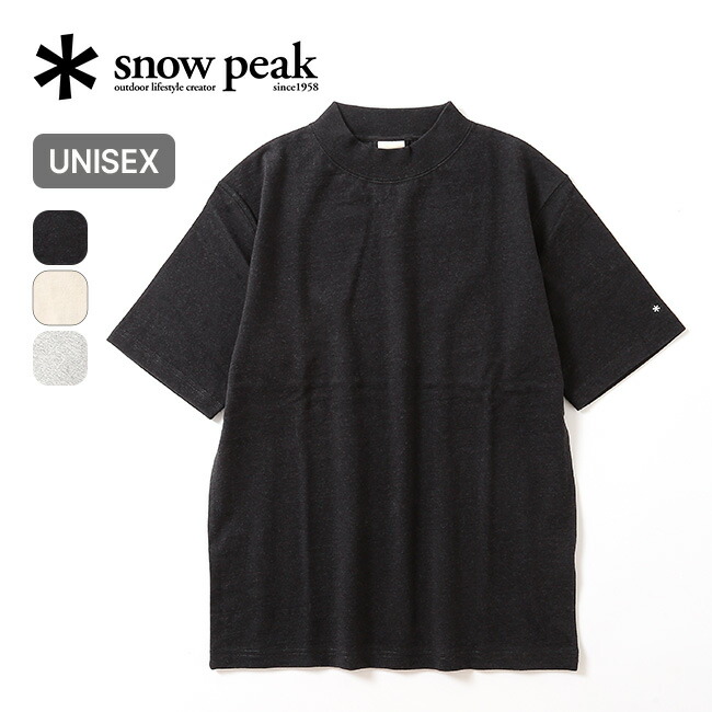  PEAK RECYCLED COTTON MOCKNECK T-SHIRT スノーピーク リサイクルド コットン モックネック Tシャツ TS-25SU403【追跡可能メール便・日時指定不可】 楽天市場】【SALE 10%OFF】スノーピーク リサイクルコットン
