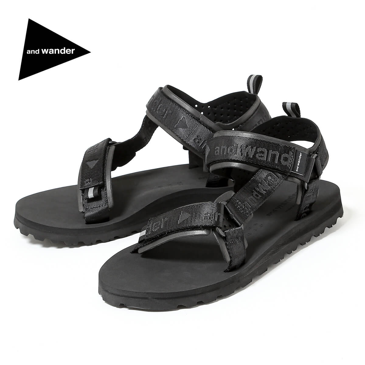 【SALE Max40%OFF】【ラスト1点】アンドワンダー Ny JQテープサンダルズ and wander Ny JQ tape sandal ユニセックス メンズ ウィメンズ レディース 5745978250 サンダル スポーツサンダル 靴 おしゃれ キャンプ アウトドア