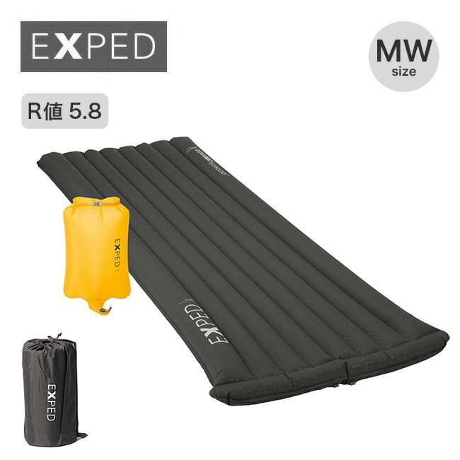 【SALE 30%OFF】エクスペド デュラ6R MW EXPED Dura 6R MW 395706-B11 エアマット 寝具 コンパクト 軽量 ポンプバッグ トラベル 旅行 災害 車中泊 おしゃれ キャンプ アウトドア
