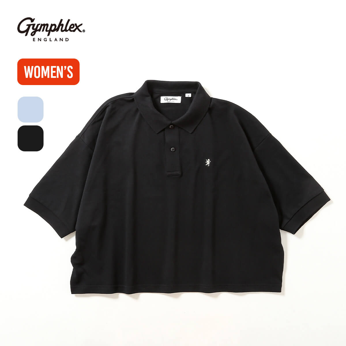 【ネット完売】ジムフレックス　ポロカラードルマンスリーブ プルオーバーBLACK ネット完売】ジムフレックス ポロカラードルマンスリーブ プル