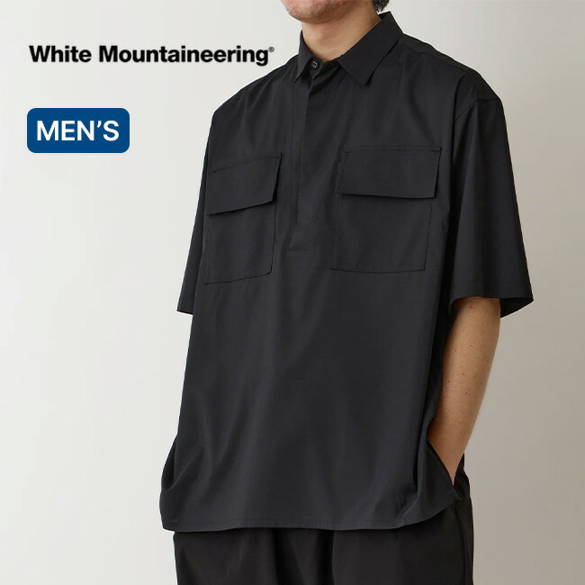 ホワイトマウンテニアリング/入手困難 22ss ループ付 ポロシャツ カーキ 50％OFF】White Mountaineering ホワイトマウンテニアリング